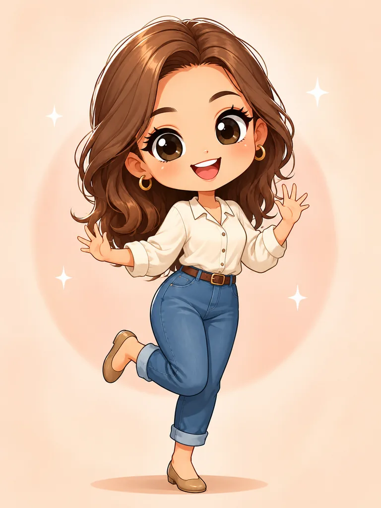 AI generated anime - Chibi style