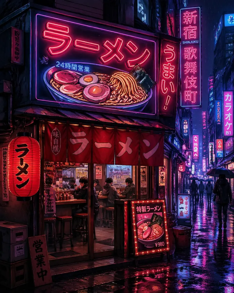 Anime AI generated Cyberpunk style