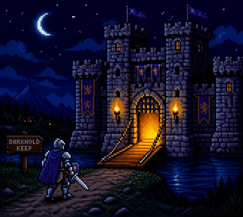 AI anime art Pixel style