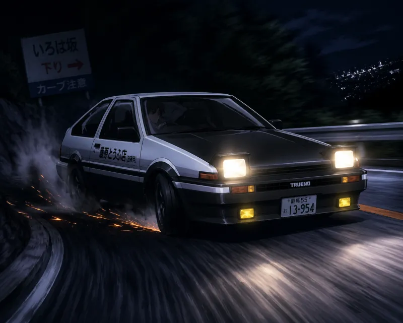 AI generated anime - Speed style